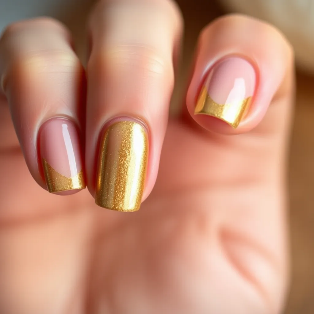 Paznokcie ze złotym akcentem – jak stworzyć efektowny manicure