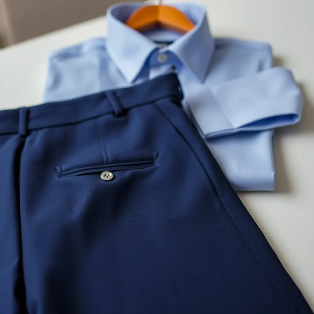 Dobieranie spodni do niebieskiej koszuli – najlepsze porady