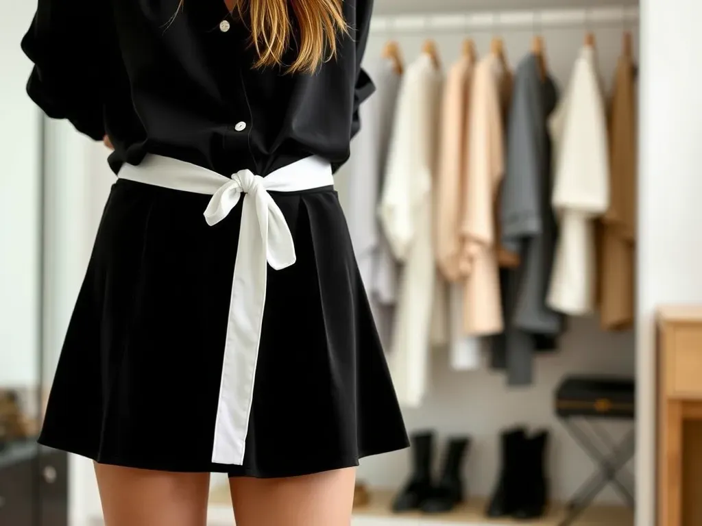 Czarna mini spódniczka – inspirujące stylizacje