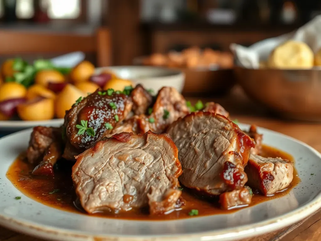 Duszona łopatka wieprzowa na obiad – jak ją przyrządzić?