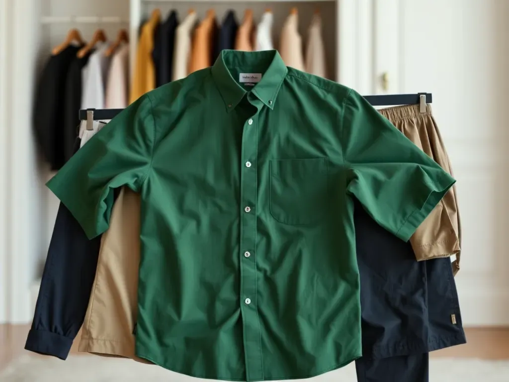 Zielona koszula a dobór spodni – praktyczne wskazówki
