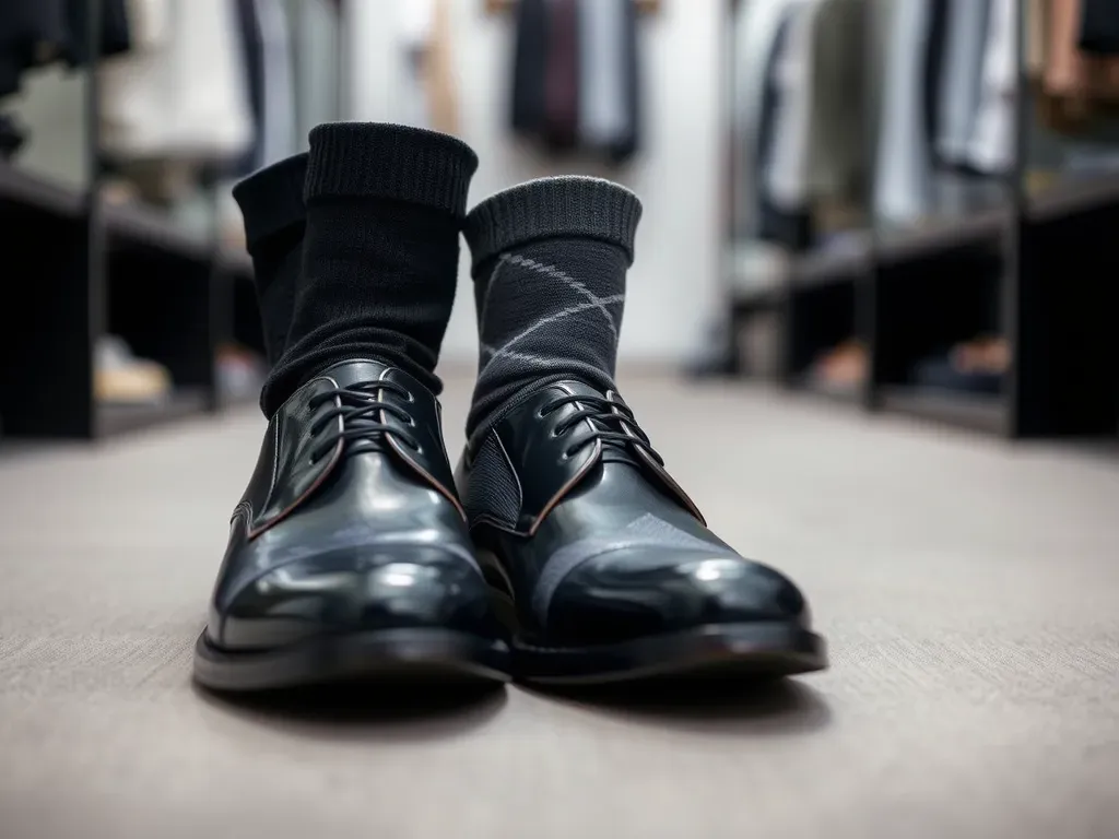 Dobieranie skarpetek do czarnych butów – porady i wskazówki