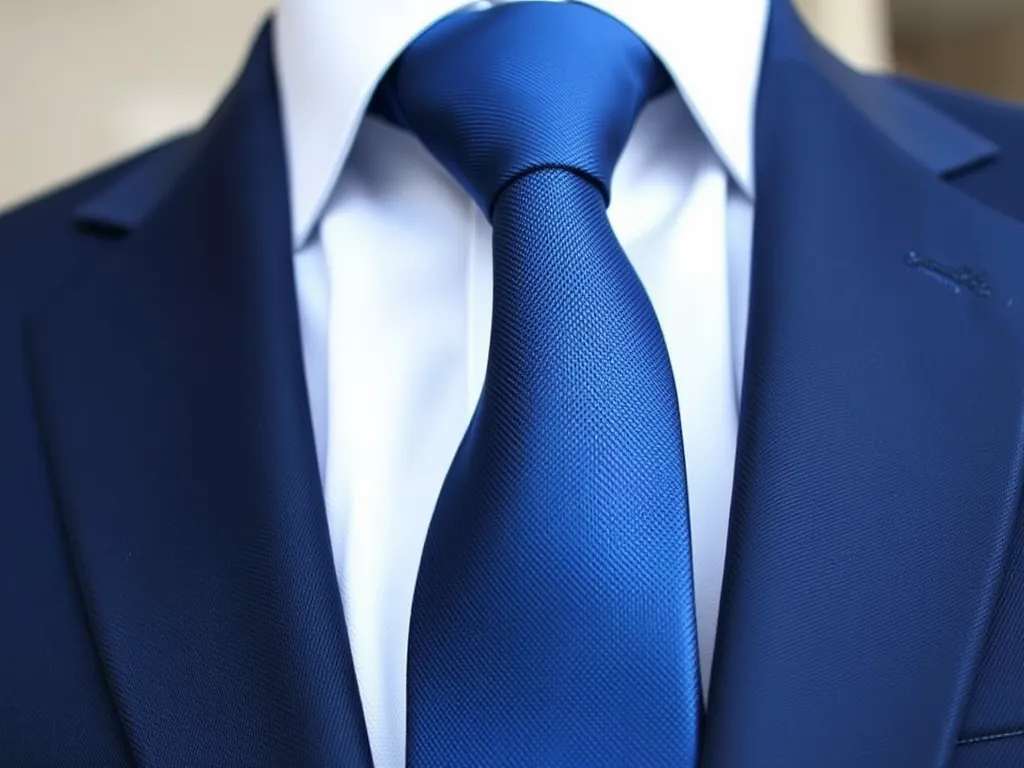 Jaki krawat do granatowego garnituru?