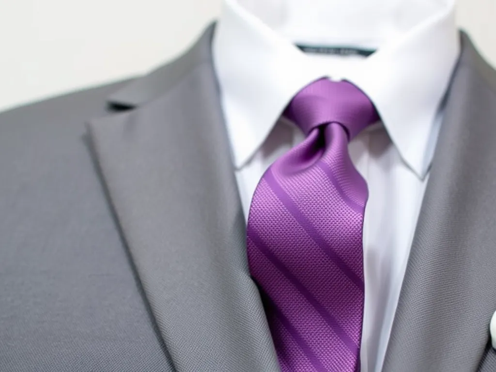 Jaki krawat do szarego garnituru i białej koszuli?