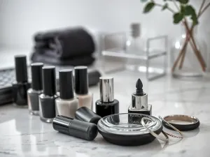 Czarno-srebrne paznokcie – klasyka na co dzień i na specjalne okazje