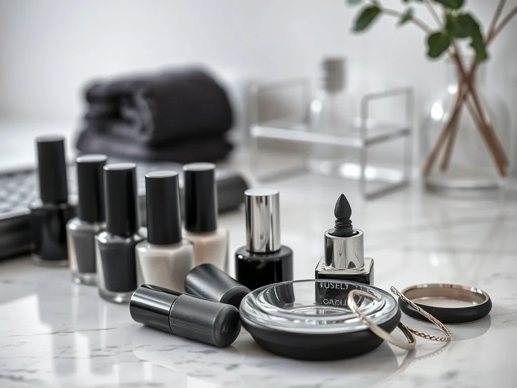 Czarno-srebrne paznokcie – klasyka na co dzień i na specjalne okazje