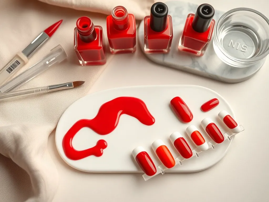 Czerwony french – modne pomysły na stylizację paznokci