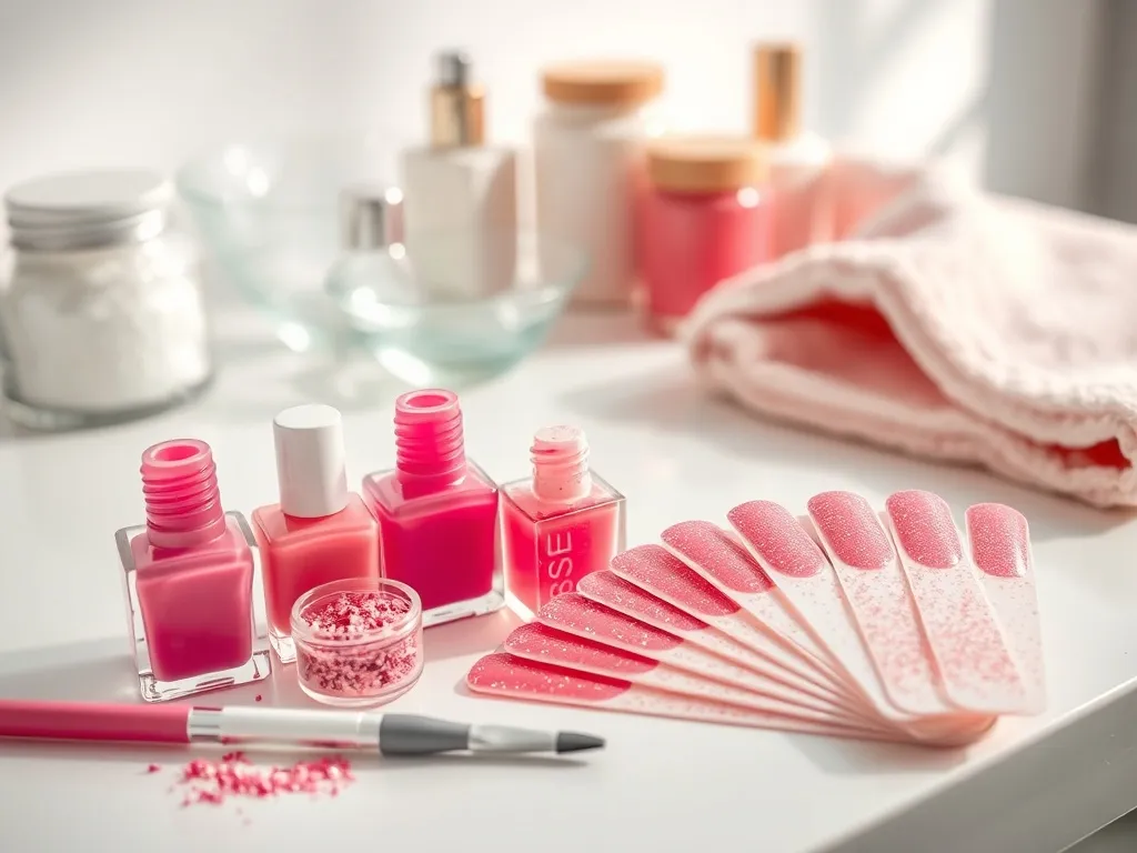 Paznokcie różowe z brokatem – jak je wykonać samodzielnie?