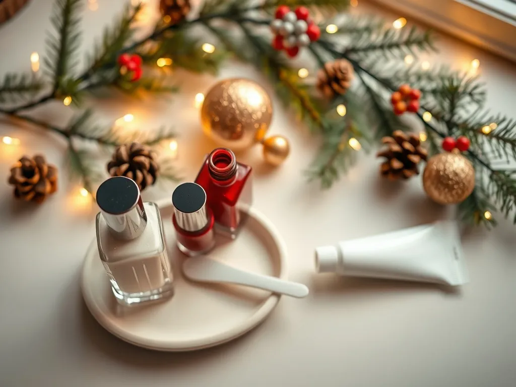 Świąteczny french manicure – inspiracje i trendy na sezon świąteczny