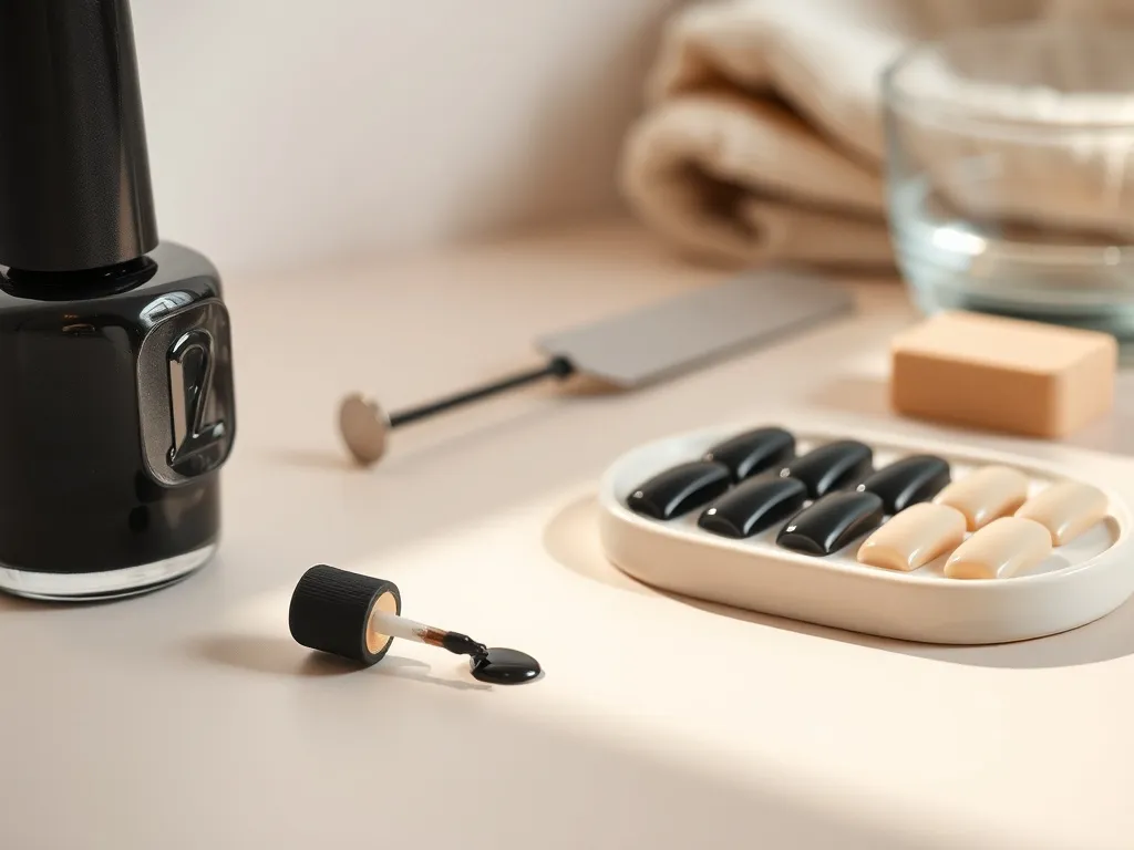 Czarny french z czarnymi końcówkami – jak wykonać idealną stylizację?