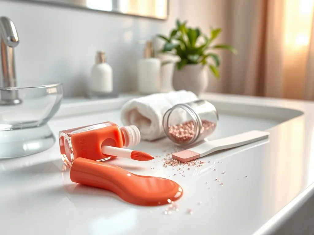 Koralowe paznokcie z brokatem – jak je wykonać i pielęgnować?