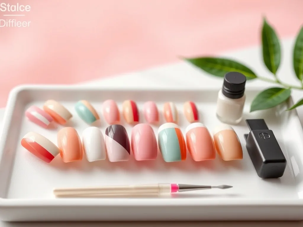 Paznokcie dwukolorowe – inspiracje i jak je wykonać w domu