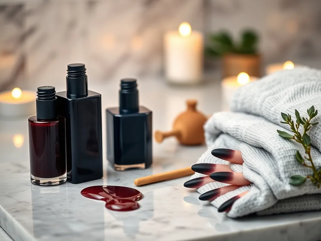 Ciemny pedicure – inspiracje, kolory i pielęgnacja stóp