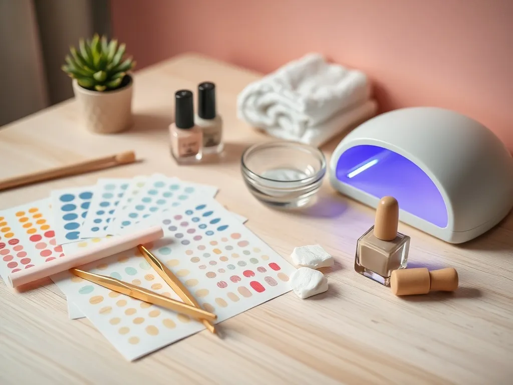 Naklejki na paznokcie pod lampe — jak je aplikować i usunąć?