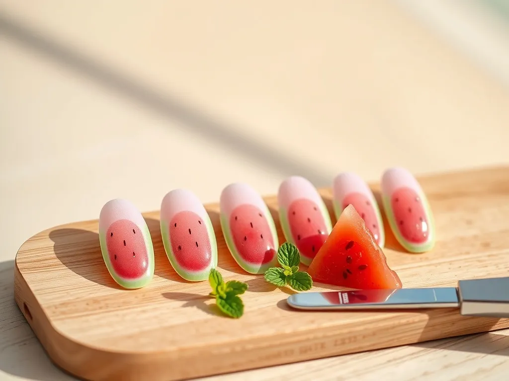 Paznokcie z arbuzem – letnie wzory i inspiracje