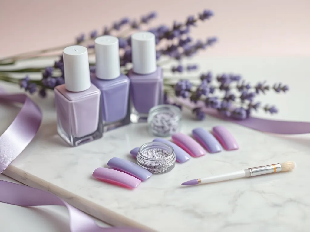 Pastelowy fiolet paznokcie - inspiracje i pomysły na manicure