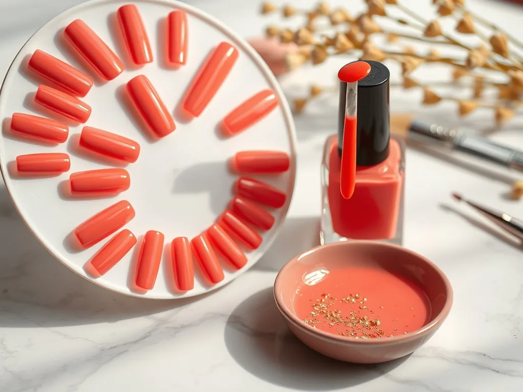 Koralowe paznokcie – inspiracje i pomysły na manicure