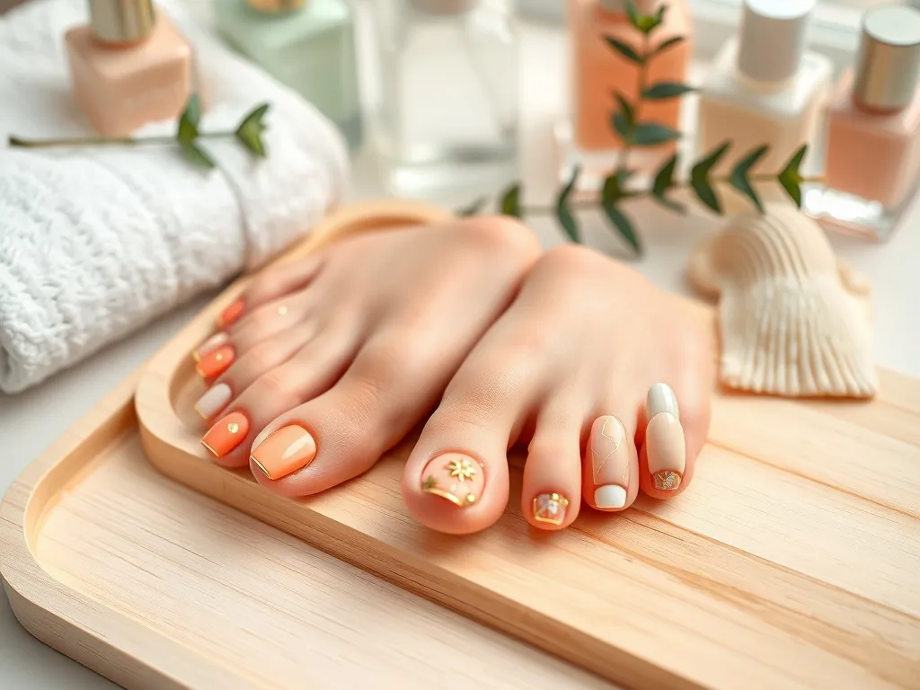 Pomysły na paznokcie u nóg: inspiracje i modne wzory