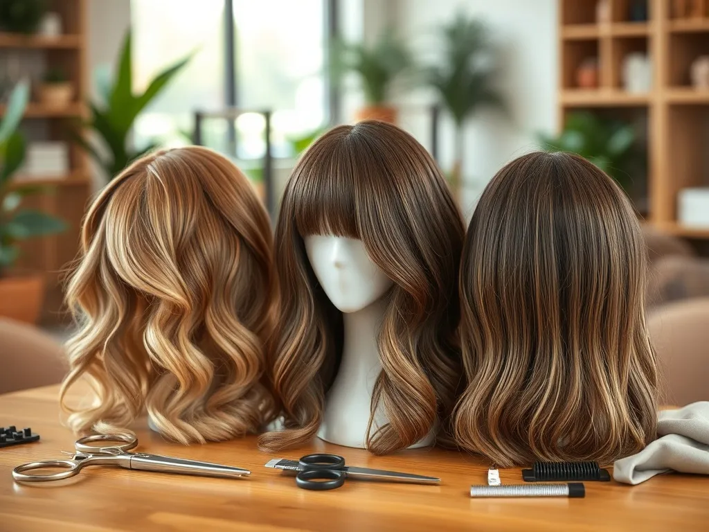 Modne fryzury damskie półdługie